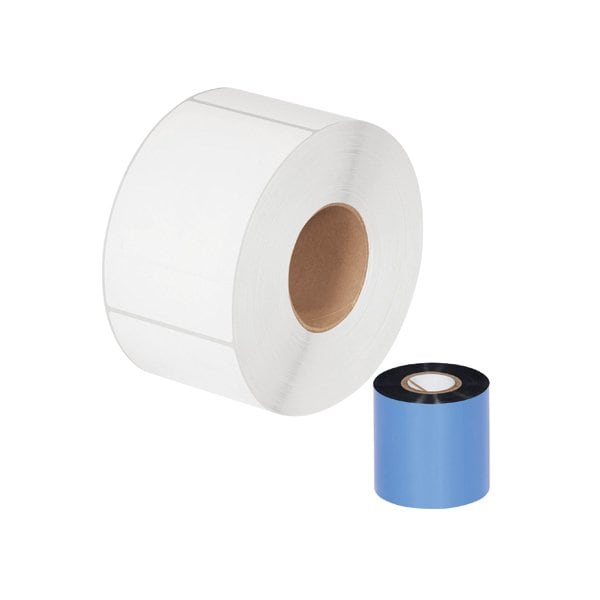 Bsc Preferred 2.36'' x 984' Black Zebra Thermal Transfer Ribbons - Wax, 36PK BUY00012598 - main